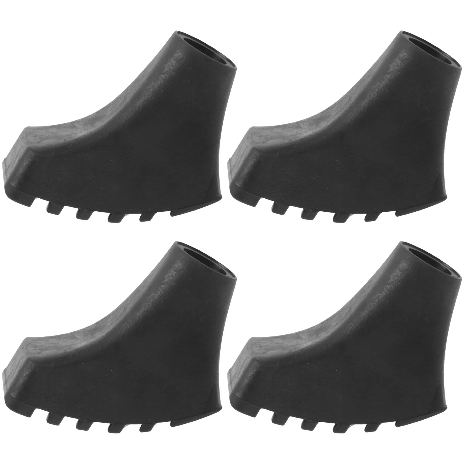 

4Pcs Heavy-Duty Trekking Pole Tips Rubber Foot Covers for Walking Canes Hiking Sticks Shockproof Non-Slip Outdoor Climbing