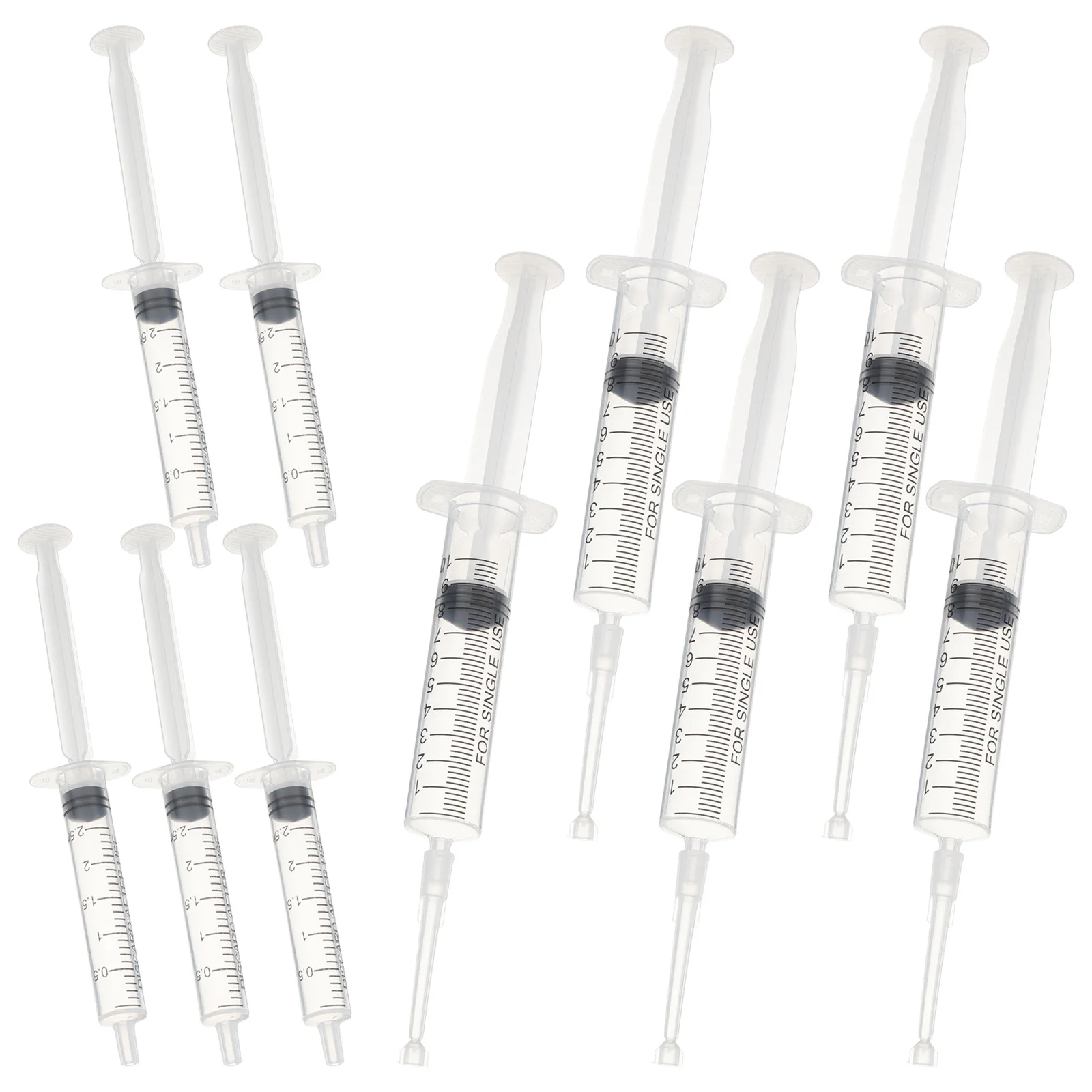 10pcs Perfume Dispenser Syringe Plastic Sealed Measuring Tool For Transferring Scale Accuracy Smooth Plunger