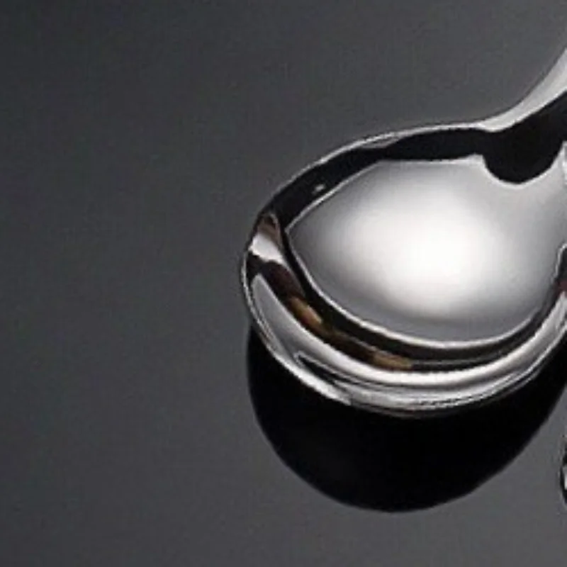 

1 шт., ложка из нержавеющей стали с квадратной/круглой головкой, суповая ложка, ложка для риса, столовая ложка с длинной ручкой, кухонная утварь