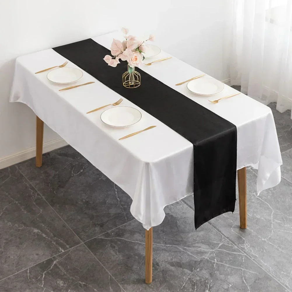 Brand New Table Runner Table Approx.70g Embellish Polyester Protect Wrinkle Free 1 X For Banquet Wedding Party