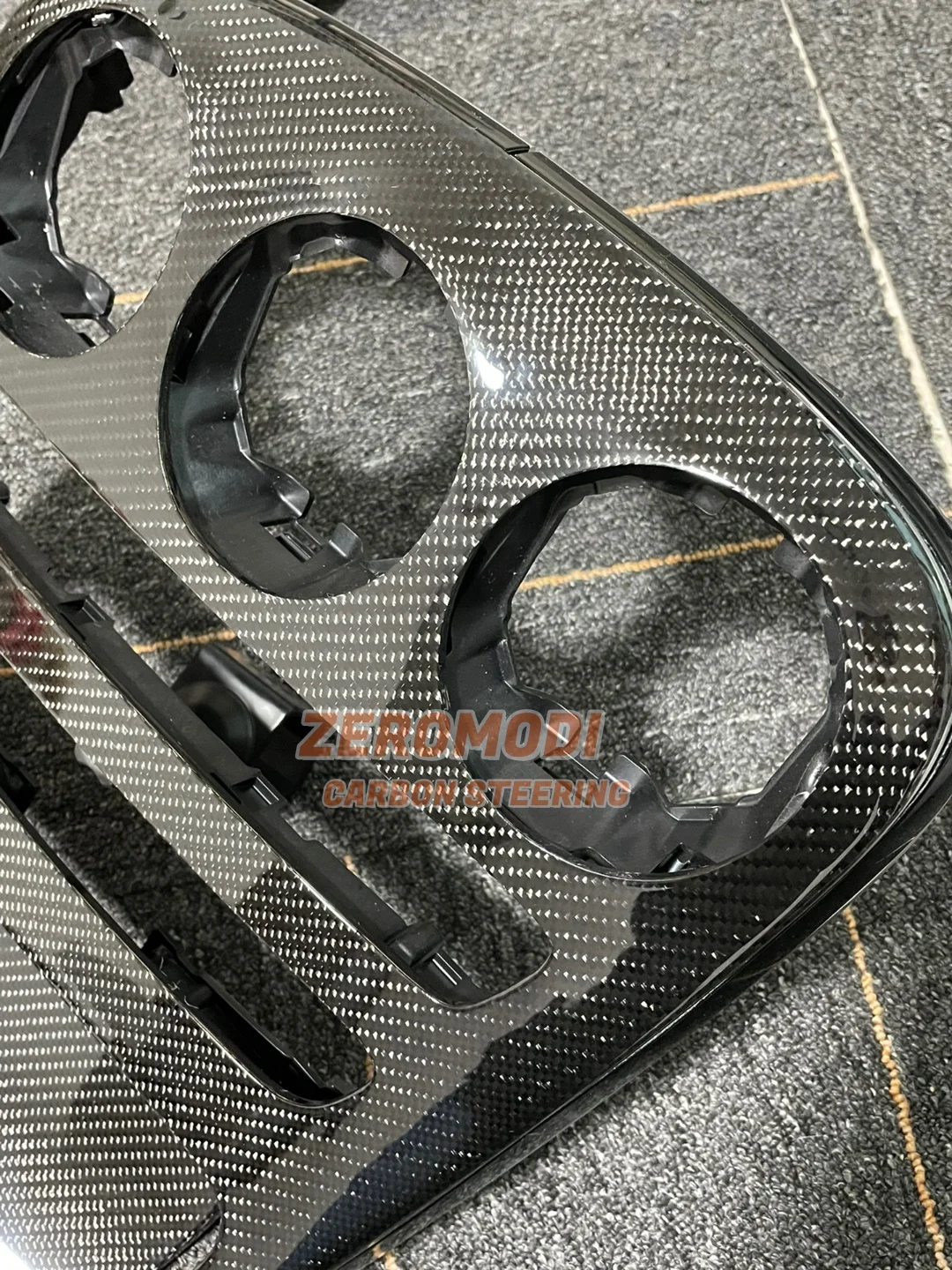 Real Carbon Fiber Center Console Gear Shift Panel Frame Replacement for Mercedes Benz C/GLC Class W205 C260L C260