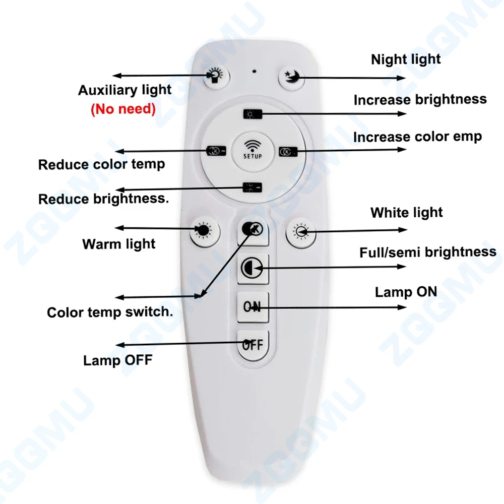 LED Driver 12-24W 30-50W 40-60W APP control 2.4G Long Distance Smart LED Transformer For Ceiling Lamp Power Supply