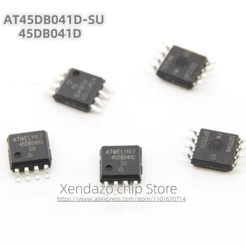 5 pçs/lote AT45DB041D-SU 45DB041D SOP8 pacote chip de Memória