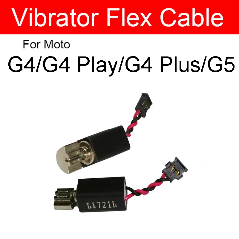 Vibrator Module For Motorola Moto G4 G5 G6 Play G8 Plus G5s Plus G7 Power One Vision P50 Vibration Flex Cable Replacement Parts