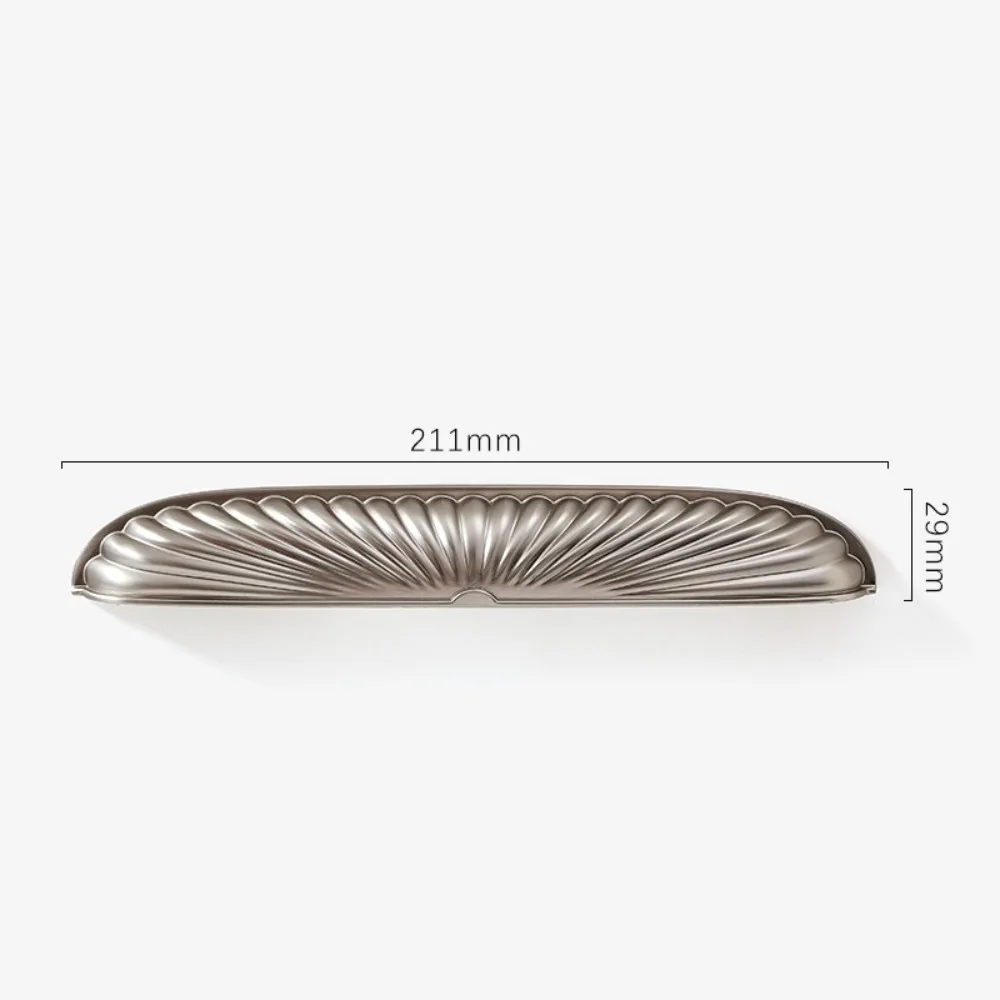Multicolor Shell Shape Furniture Handles Zinc Alloy Light Luxury Door Knobs Half-Round Antique Style Cabinet Hardware Dresser