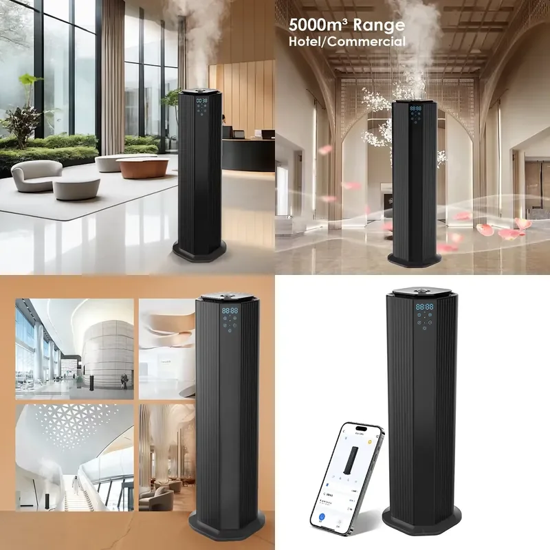 CNUS S3000TF Aluminium Aroma Oil Air Scenting Cool Mist Scent Machine With App/Touch Button Control for Hotel and Office