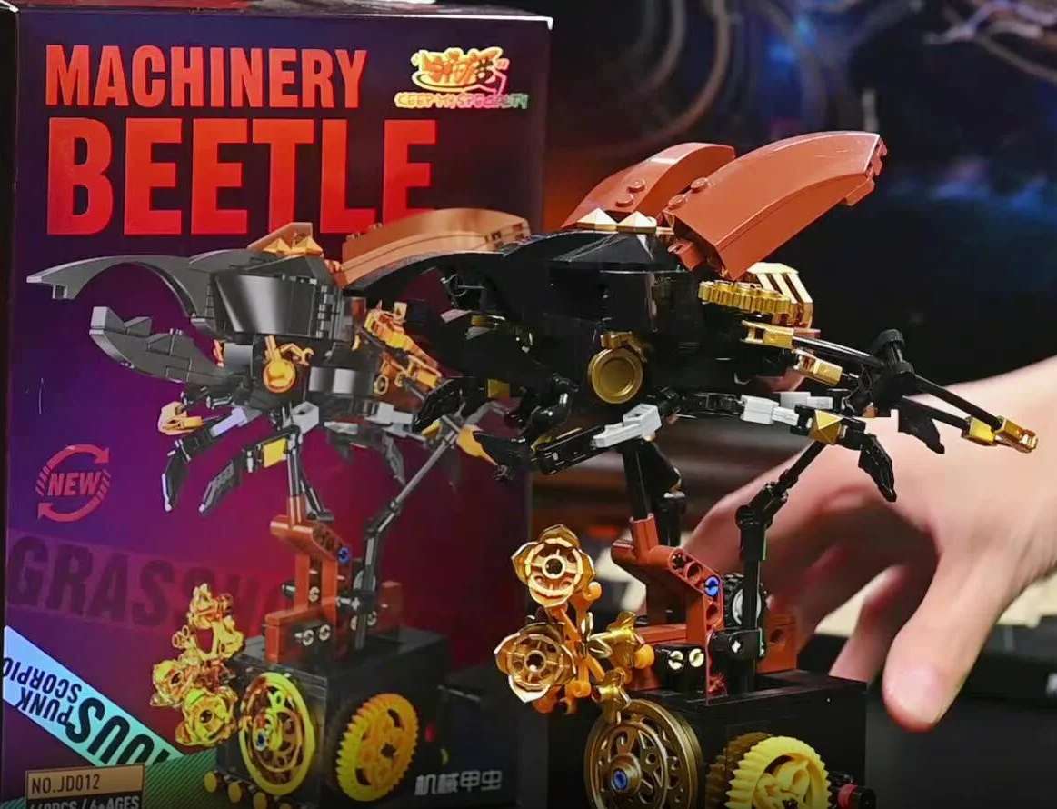 

Механический конструктор насекомых: игрушки-скорпион и оса в стиле стимпанк для детей и подростков, подарок на Хэллоуин или день рождения, украшение для дома и рабочего стола