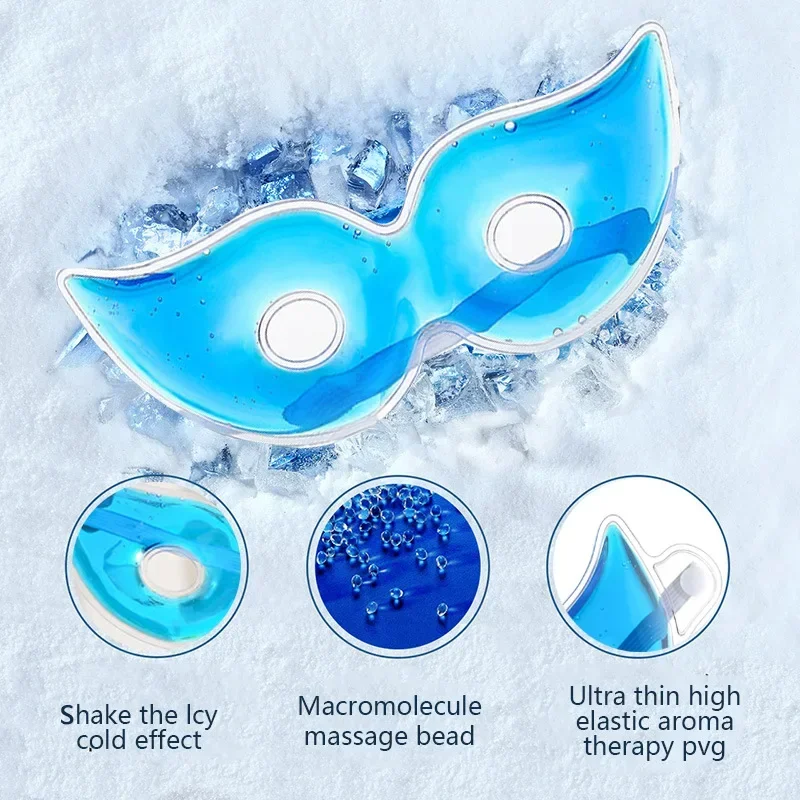 Multifunctional Ice Pack Eye Mask To Relieve Fatigue and Remove Dark Circles Gel Cool and Hot Compress Ice Compress Sleep Mask