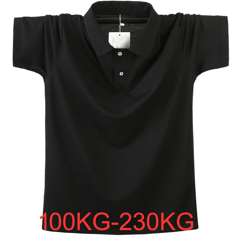 7xl Simple Plus Size Summer Men T-shirt 100KG TO 230KG Cotton Short Sleeve Tee Shirt Homme Loose Casual 58 60 62 64 66 68 Tees