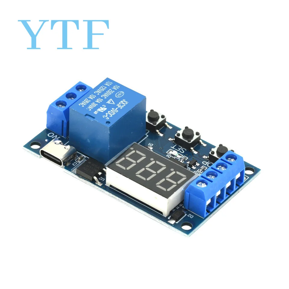 1 channel relay module Delay Disconnection Triggers Delayed Cycle Timing Circuit Switch XY-J02