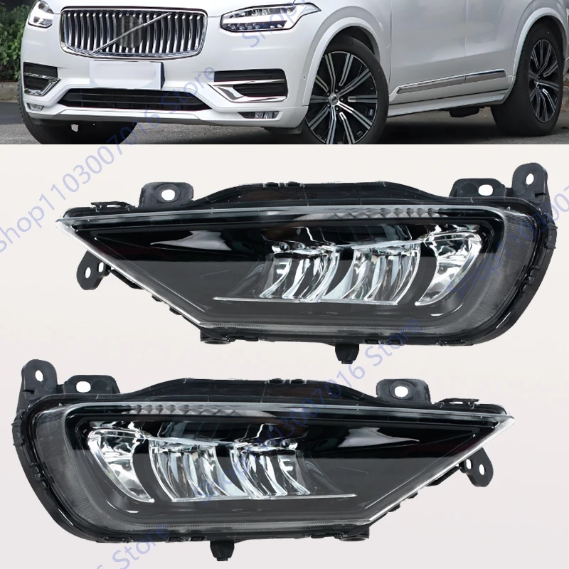 

LED Fog Lamp Daytime Running Light For Volvo XC60 XC90 S90 V90 2016-2021 Front Bumper Driving Day Turn Signal 31395865 31395866