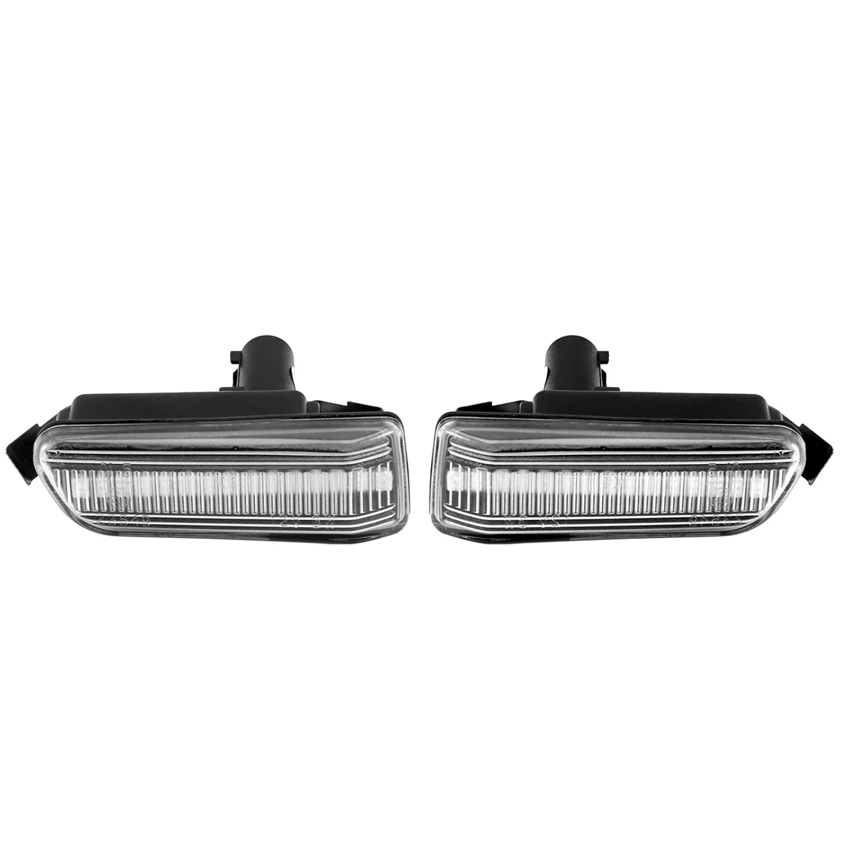 #65C Automotive Parts & Accessories,1Pair for Audi LED Side Marker Indicator Lights Transparent,Transparent