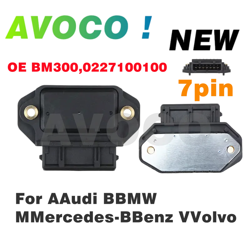 

BM300 012141244191 012141244477 012141244089 0227100100 96082980 Ignition Control Module For A-udi B-MW M-ercedes-B-enz V-olvo
