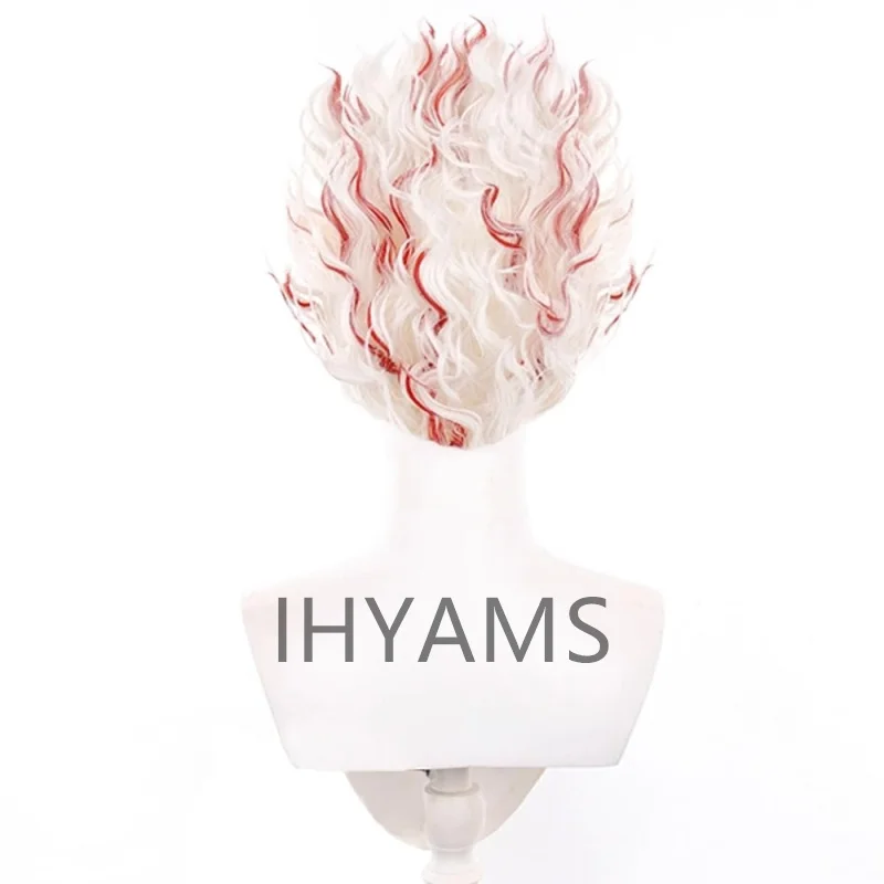 Okarun غامض كون تأثيري شعر مستعار أنيمي Dandadan Okarun كين تاكاكورا مومو Ayase أبيض أحمر قصير الشعر ألياف مقاومة للحرارة هالوين