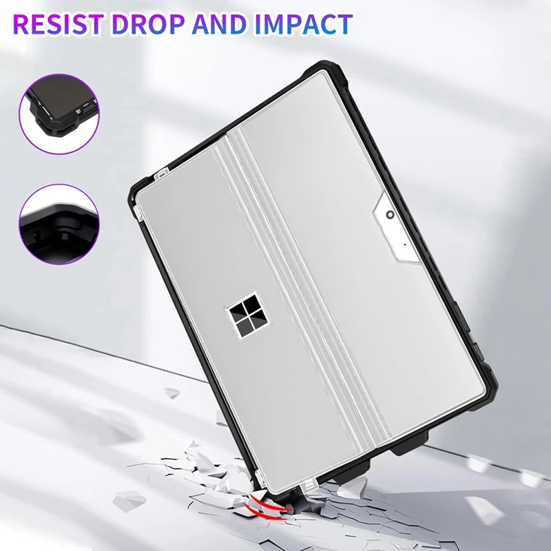 Tablet Hard Case Shell for Pro 7 Plus 6 5 Pro 4 LTE, Shockproof Protective Rugged Cover,B-A23R