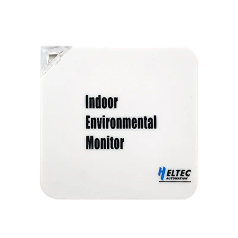 HRU-3601 Monitor ambiental interior Wi-Fi, actualización LoRa/LoRaWAN OTA antena integrada ESP32-C3FN4 + SX1262, TVOC, eCO2