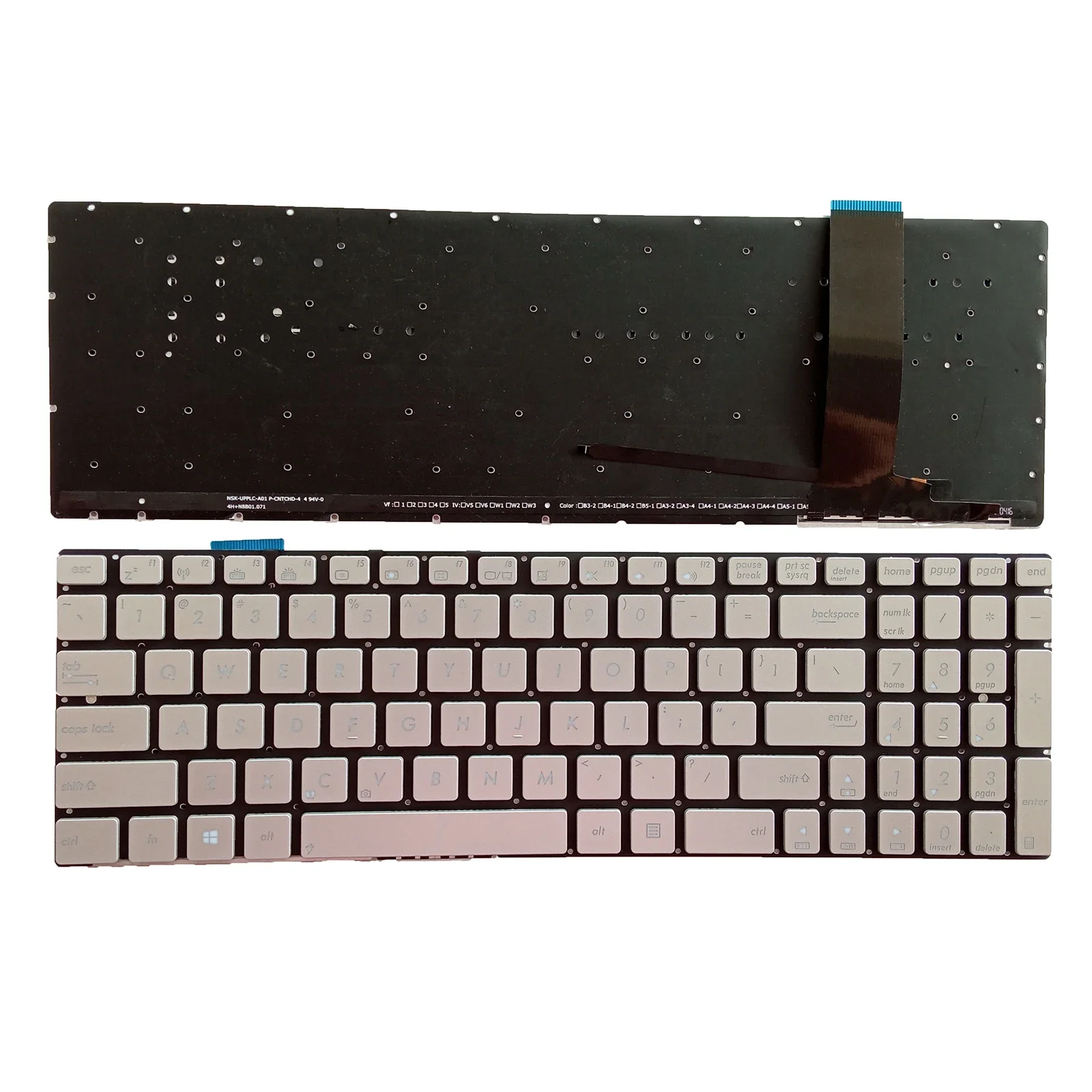 Nuevo teclado para ordenador portátil ASUS N550 N550J N550JA N550JK N550JV N550L N550LF N750 Q550 N550/J/X/JV/JK G550J N750/J/JV/G