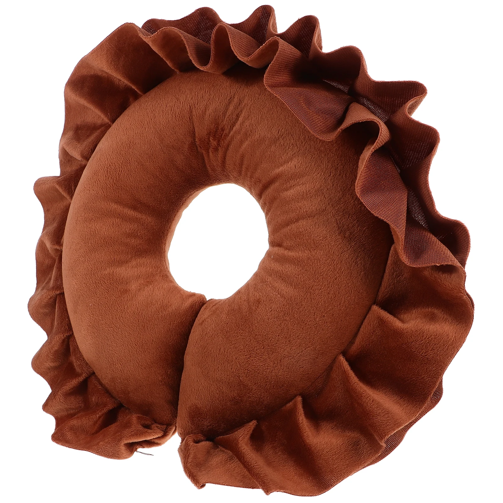 

U-shaped Head and Neck Pillow Massage Face Faces down Cushion Bed Pillows Body Pearl Cotton for Sleeping Lash Travel
