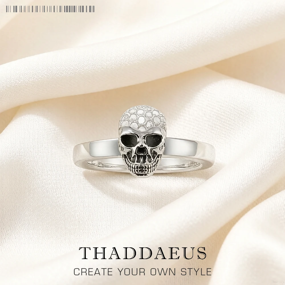 Skull White Pave Ring,Europe Style Glam Fashion Good Jewerly For Women Gift In 925 Sterling Silver,Super Deals