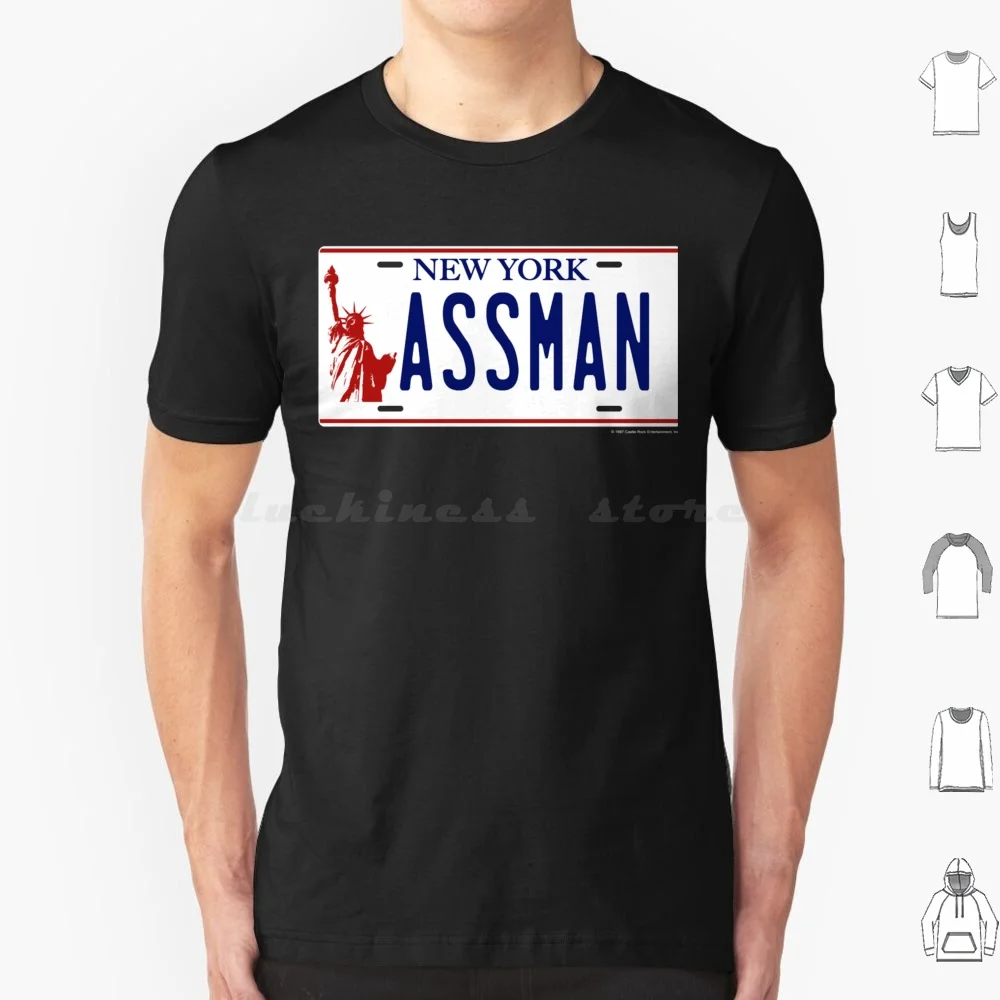 Assman T Shirt Cotton Men Women Diy Print Jerry Seinfeld George Kramer Tv Funny 90S Cosmo Kramer Elaine Benes Sitcom Comedy Tv