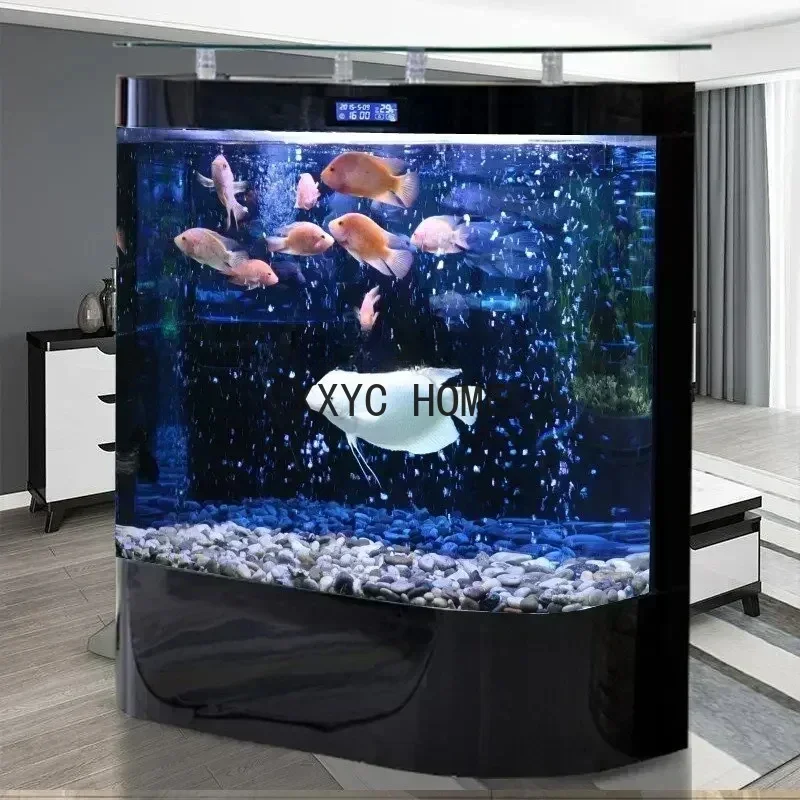

Aquarium Aquarium Kleine Glazen Verandering Water Ecologische Landschapsarchitectuur Grote Bodem Filter Goudvis Schildpad Pot