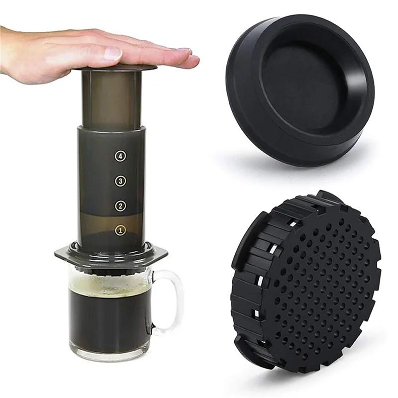 A20M 2X Koffiefilterpapier Cap & Plunger End Pakking Vervangende Onderdelen Sets Geschikt Voor Aeropress Koffie En Espresso Maker