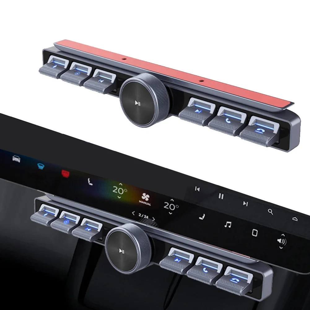 Multimedia Remote Control Button LED Car Controller Multimedia Navigation Player With Charging Cable Car Interior Switch