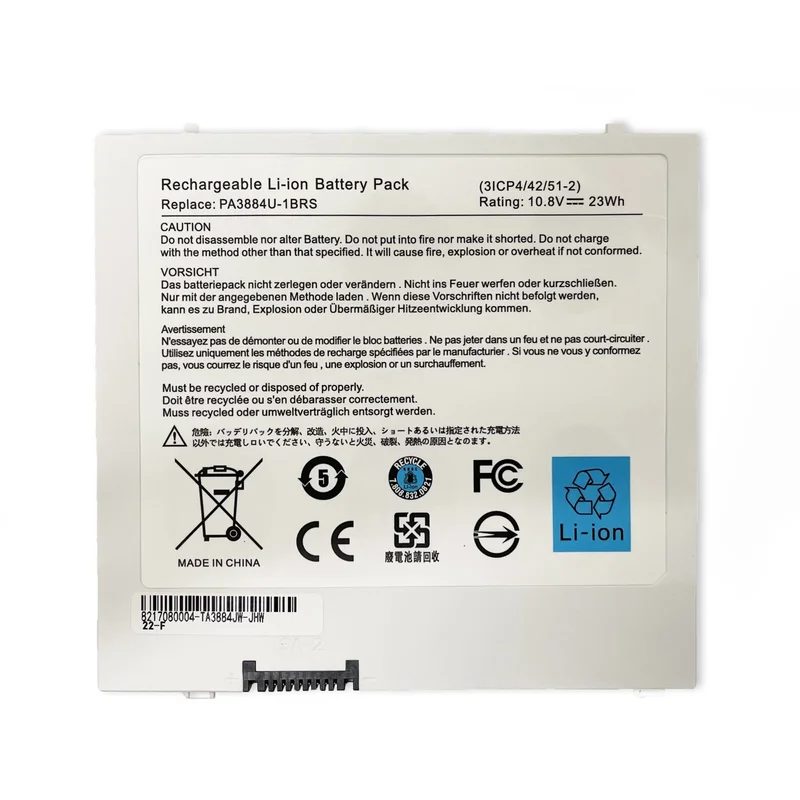 Brand New PA3884U-1BRS Battery Suitable for Toshiba tablets 10 Thrive AT100 AT105 AT300 WT310