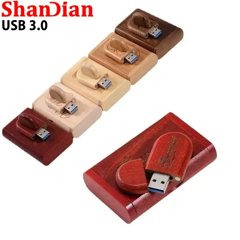 Imagem -04 - Flash Drive de Madeira com Logotipo Memory Stick Presentes de Casamento Memory Stick Usb 3.0 Flash Drive 64gb 128gb 32gb 10 Pcs Lot