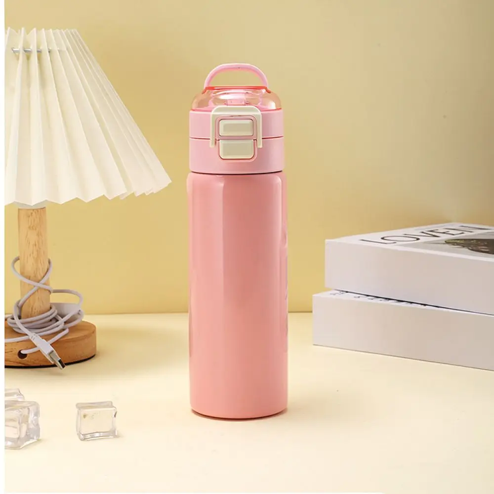 Premium Thermal Cup Stainless Steel Dual Sip Lid Vacuum Flask Portable Leakproof Water Bottle For Daily Hydration Use