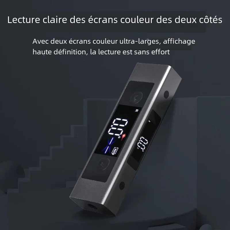 Nouveau niveau laser goniomètre, instrument de mesure, outil de mesure, rapporteur, inclinomètre numérique, outil de construction, règle d'angle