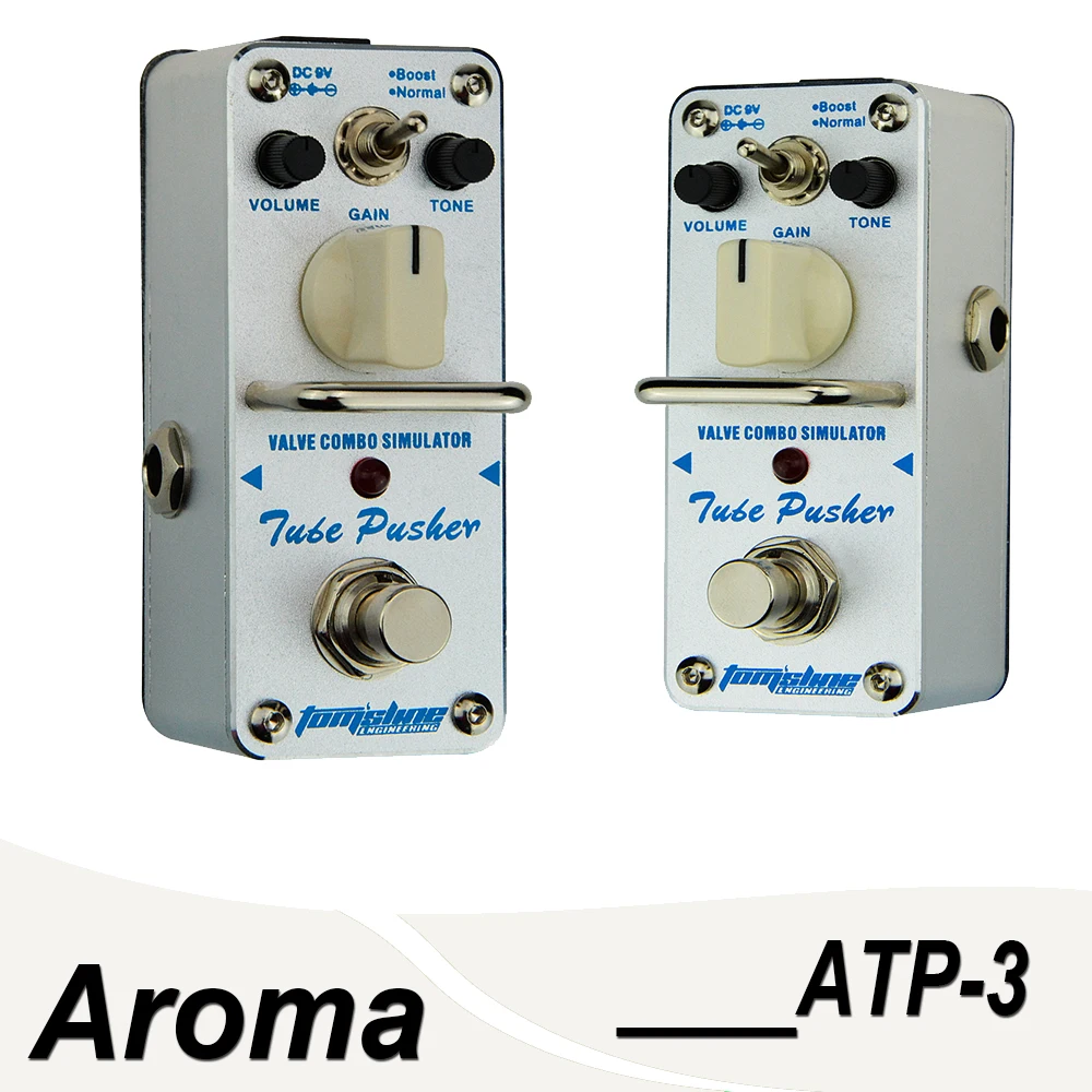 

AROMA ATP-3 TUBE PUSHER Vlave Combo Simulator Effect Pedal Analogue Mini Guitar Pedal True Bypass Guitar Parts Accessories