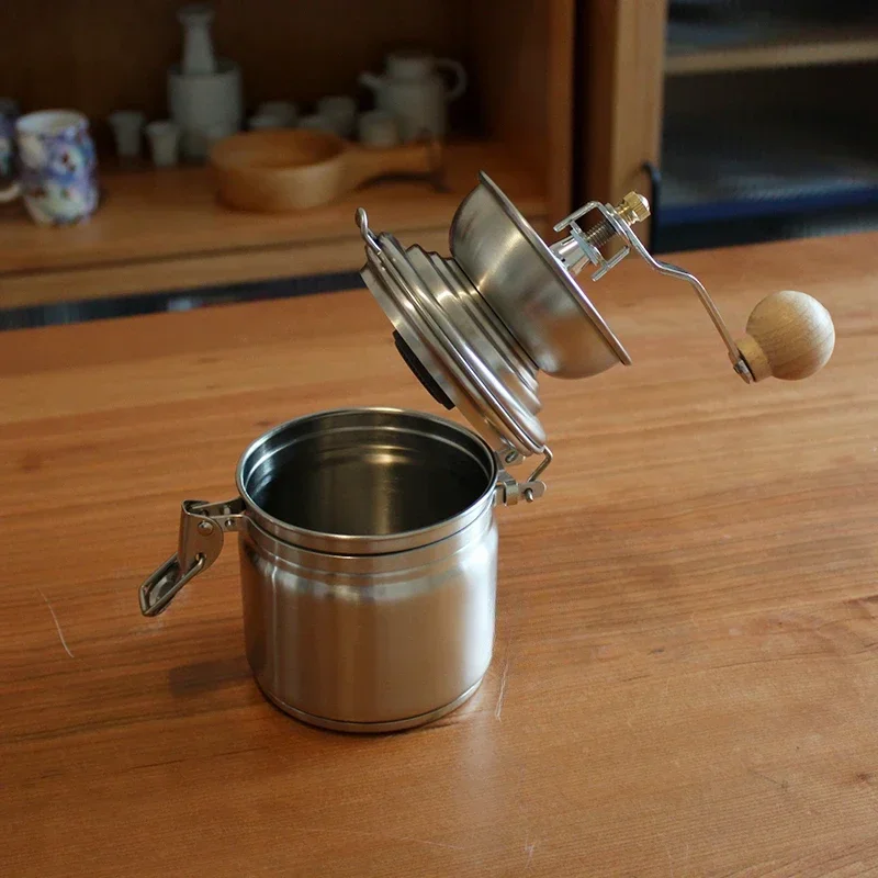 

Ручная шлифовальная мельница для кофейных зерен из нержавеющей стали 304, шлифовальная машина для кофейных зерен, кофейный прибор