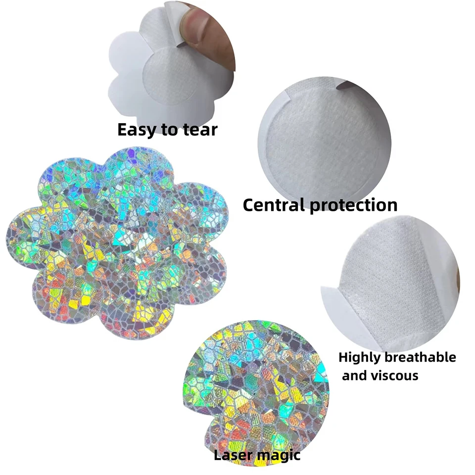5 пар одноразовых накладок на соски, накладки на соски, женские клейкие лепестки для груди, невидимые наклейки на грудь, ультратонкие наклейки на грудь
