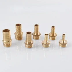 5PCS Brass Pipe Fitting 6/8/10/12/14/16mm Hose Barb Tail 1/8