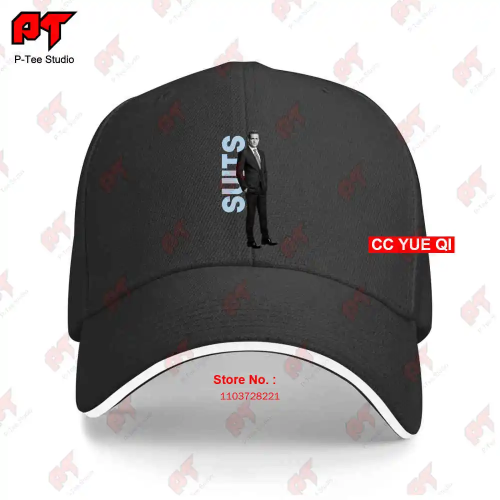 Gorra de béisbol de pie con traje de Harvey Specter, gorra de camión, I9EV