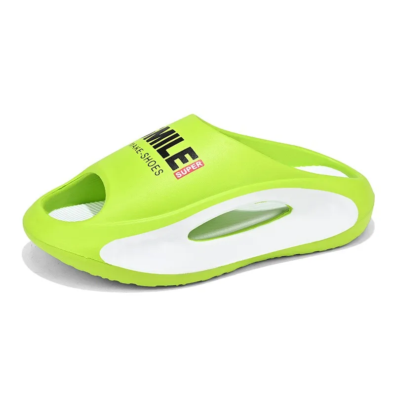 

2025 Summer Sneaker Slippers Thick Bottom Platform Slides For Women MenSoft EVA Hollow Unisex Sports Sandals Casual Beach Shoes
