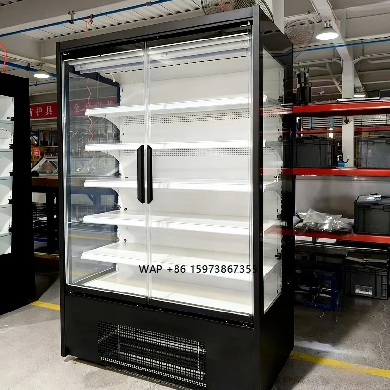 Commercial Refrigerator Supermarket Stand up Multideck Cabinet Chiller Dairy Cooler