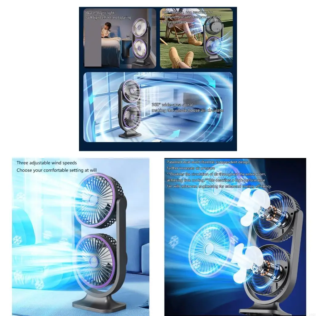 

19qe USB Аккуратный настольный вентилятор аксессуары вентилятора