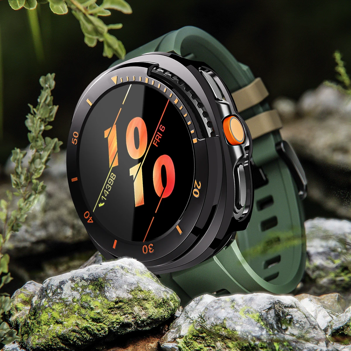 Funda de PC para Samsung Galaxy Watch 8 Classic, accesorios de 46mm, Protector de pantalla de vidrio templado, parachoques Galaxy Watch 8, funda clásica
