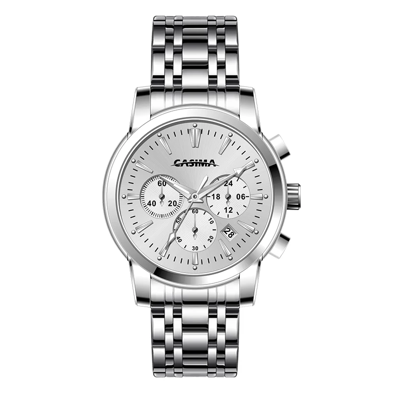 CASIMA Retro Couple Watches - 50M Waterproof Silicone Strap | Luminous Quartz | Vintage Fashion Watch for Him & Her CS2301-970