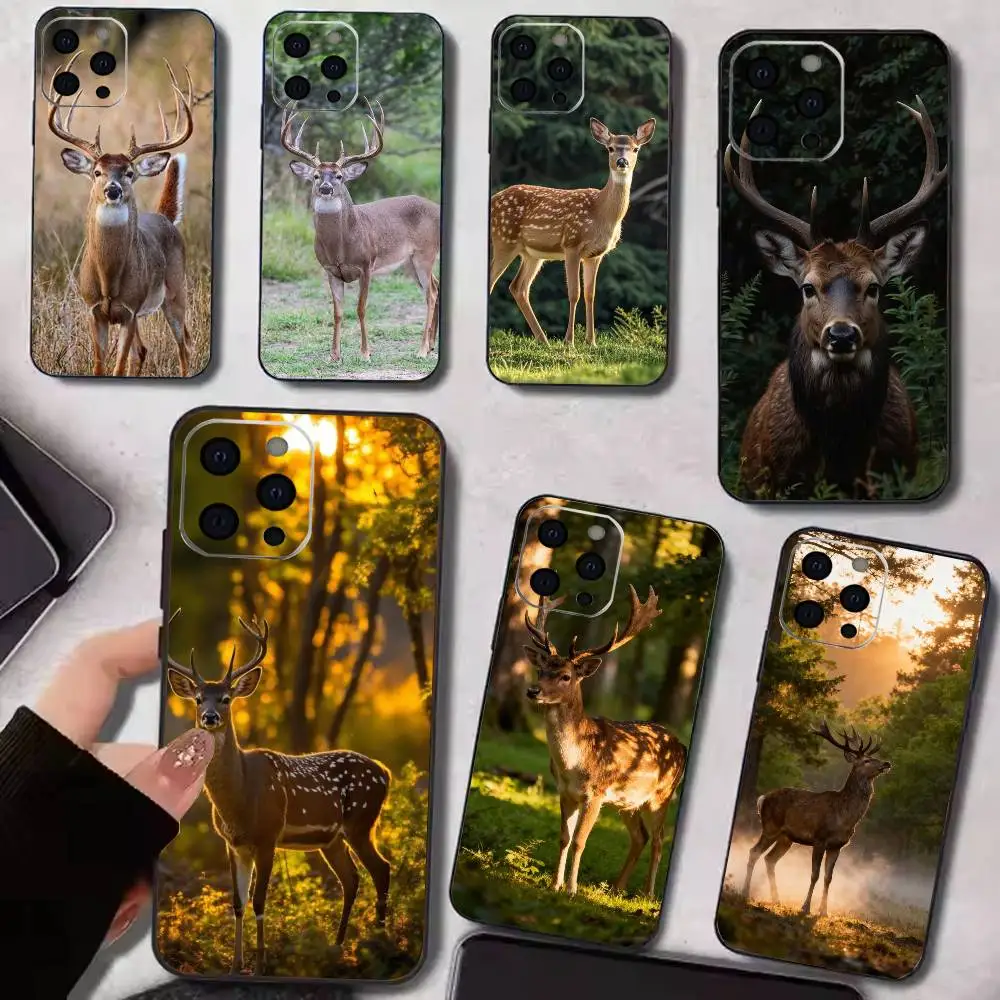 

Deer Hunting Phone Case For iPhone17,16,15,14,13,12,11 Plus,Pro Magnetic with Magsafe Wireless Charging