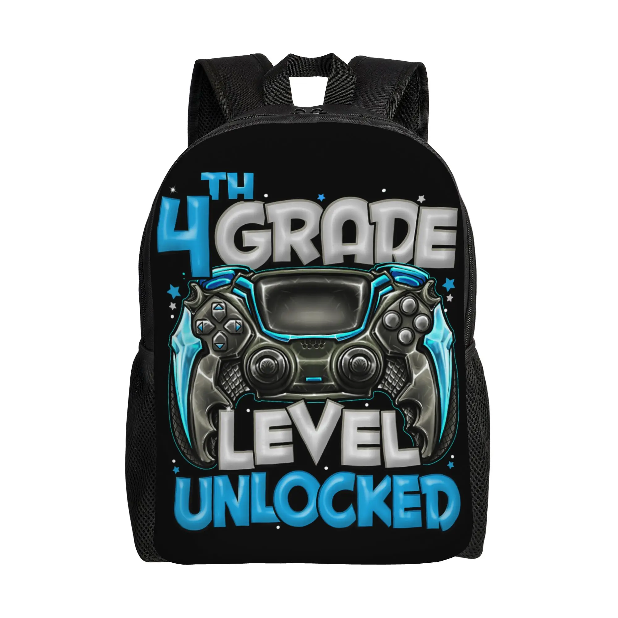 4th Grade Level Unlocked Game On 4th Grade Back To School  Backpack  Men Polyester University Backpacks High School Bags