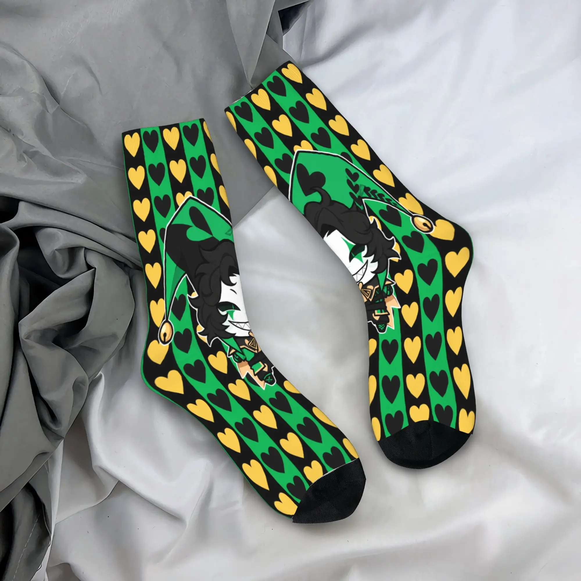 Freak Circus Heart Frame Socks Autumn  Stockings Retro Couple Comfortable Socks Custom Running Sports Anti-Slip Socks