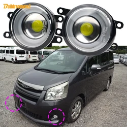 2 X 30W Car External LED COB Fog Light Angel Eye DRL Daytime Running Lamp For Toyota Noah Si (Pre-Facelift) 2007 2008 2009 2010