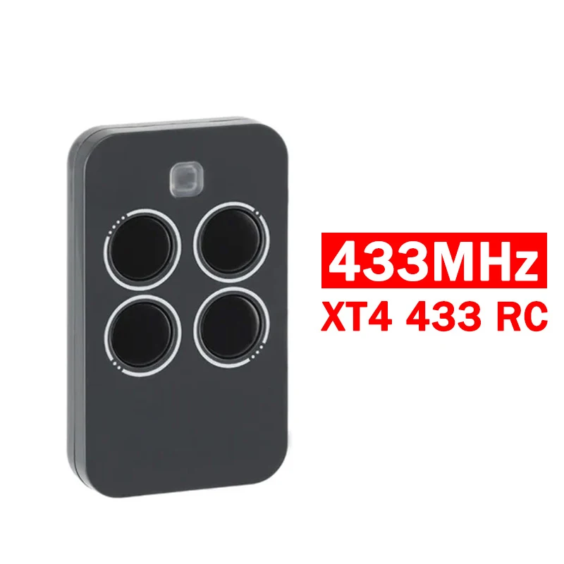 XT4 433 RC Garage Remote Control Door Opener 433.92MHz Rolling Code Gate Remote Control 4 Buttons