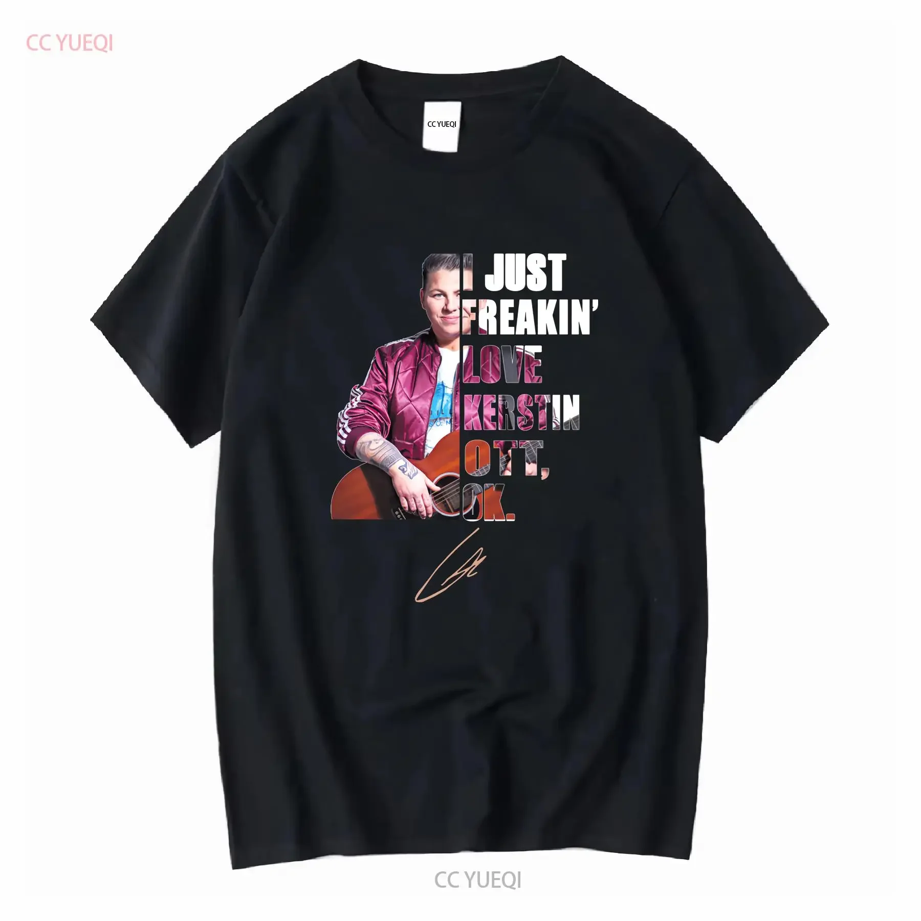 JUST FREAKIN' LOVE KERSTIN OTT OK CAMISETA vintage Ropa de calle lavada Ropa de diseñador Top suave para uso diario ligeramente