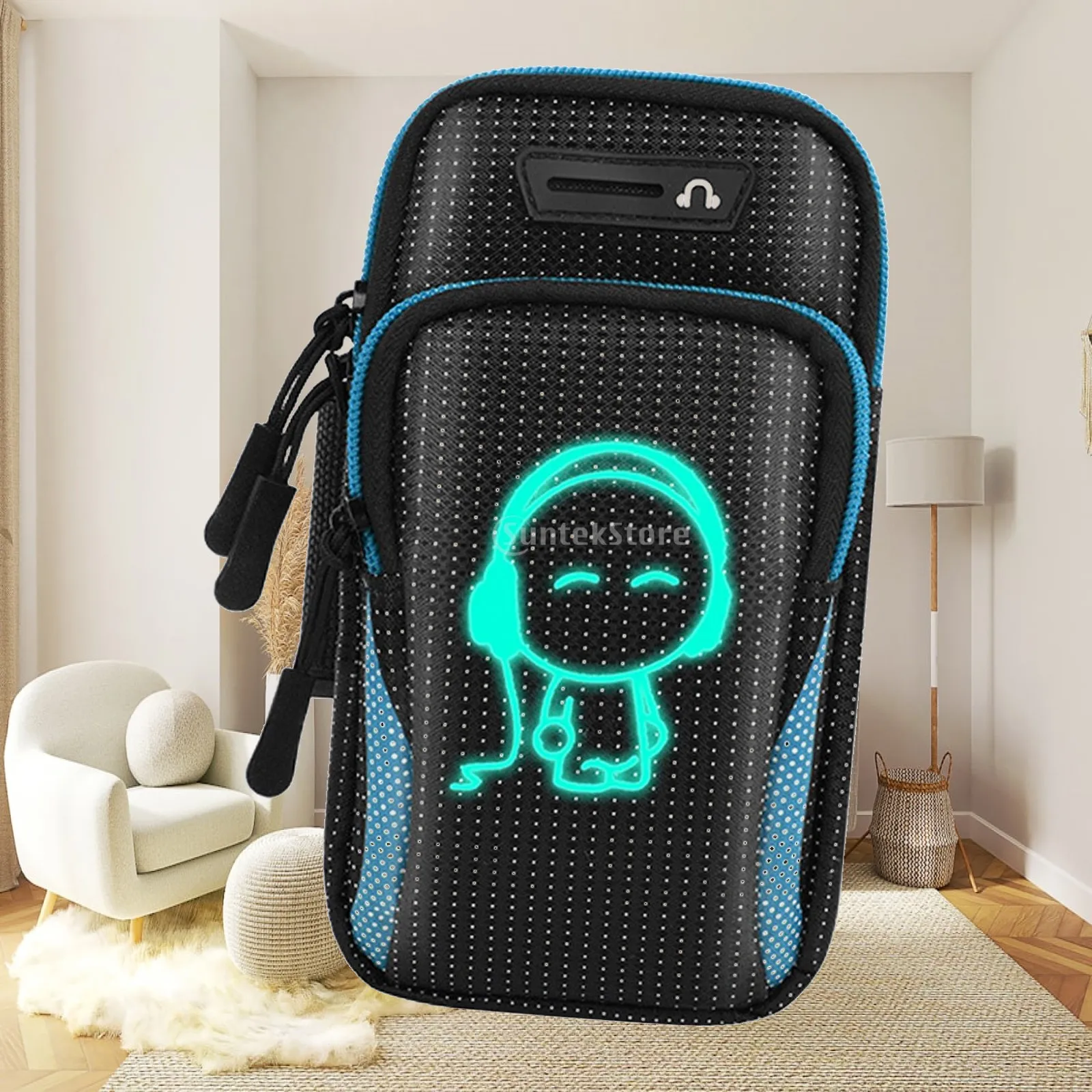 

Phone Arm Bands Bag Running Workout Jogging Cellphone Holder Walking Storage Pouch for Trekking Home Fitness Training Hiking