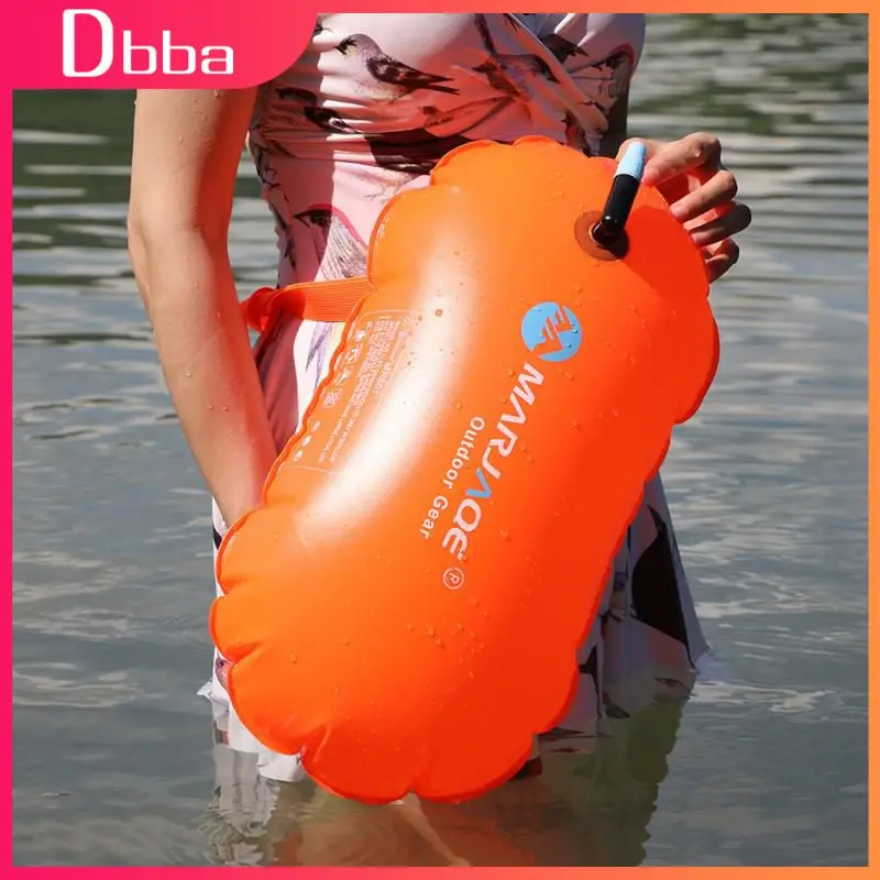 Swim Safe Buoy Tow Floats Inflatable Life Saving Swim Buoy PVC Inflated Air Drying Bag Drift Bag For Swimming Pool Open Water