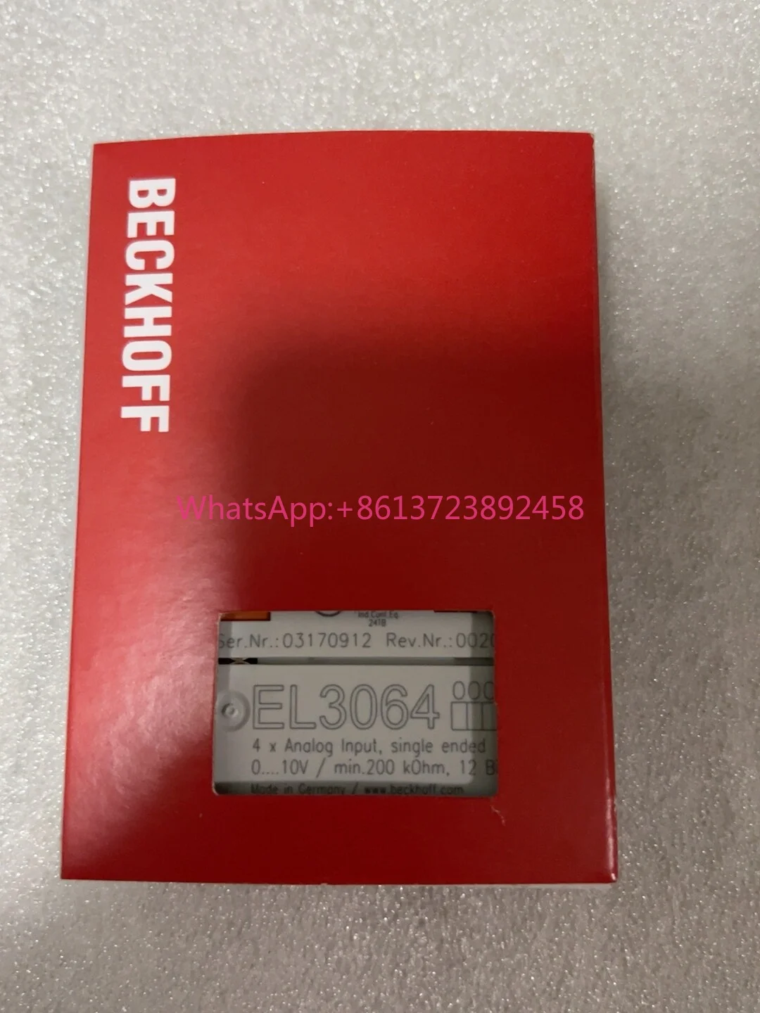

Beckhoff module EL3064 high quality